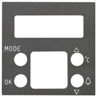 NIESSEN - PLACA CARPINTERÍA 1 VENTANA ZENIT ANTRACITA