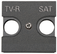 NIESSEN - TAPA TOMA TV-R/SAT ZENIT PLATA