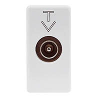 GEWISS - BASE COAXIAL TV-SAT 0dB CONECT.9,5mm