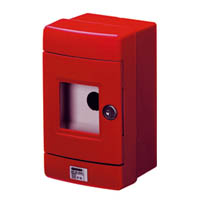 GEWISS - CENTRALITA EMERG.108x108x100 ROJO