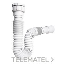 CABEL - SIFON EXTENSIBLE ABS 1.1/4"-1.1/2" d.32-40mm BLANCO - Imagen 2
