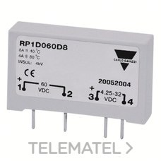 CARLO GAVAZZI - RELÉ CIRCUITO IMPRESO DCS 4ACA 60V CC