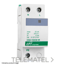 CIRPROTEC - PROT.BIP.TIPO2 15KA 230V URBANO MONO - Imagen 3