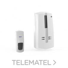 DINUY - CJTO.TIMBRE ENCHUF.230V+PULS.PILAS ALCANCE 100m - Imagen 2