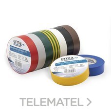 GAESTOPAS - CINTA PVC AUTOADHESIVA VDE 0,15x19mmx25m AMARILLA/VERDE