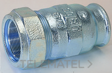 GEBO - RACOR HEMBRA 1.1/2" ACERO