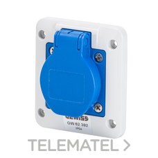 GEWISS - BASE SCHUKO IP54 C/TAPA PARA QDIN