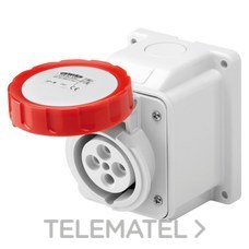 GEWISS - BASE MURAL RECTA H 16A 3P+T 380V IP67 - Imagen 2