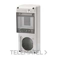 GEWISS - CUA.DISTR.Q-DIN 5M 1 FRONT.BS.16A IP65 - Imagen 2