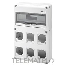 GEWISS - CUA.DISTR.Q-DIN 14M 6 FRONT.BS.16/32A - Imagen 2