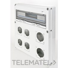 GEWISS - CUA.DISTR.Q-DIN 20M 2 FRONT.BS.63A - Imagen 2