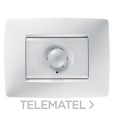 GEWISS - Detector IR+crepuscular RF blanco placa one