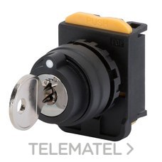 GEWISS - Selector de llave con posición fija llave extraíble tipo 1-0-2 3 módulos