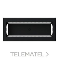 NIESSEN - CAJA SUPERFICIE 6 MÓDULOS NEGRO