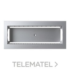 NIESSEN - CAJA SUPERFICIE 6 MÓDULOS PLATA