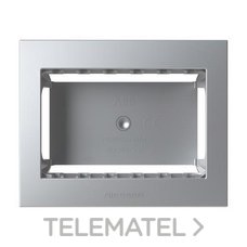 NIESSEN - CAJA SUPERFICIE IP40 3 MÓDULOS PLATA