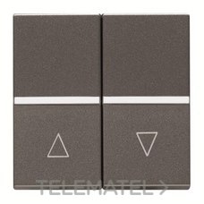 NIESSEN - INTERRUPTOR PERSIANAS 2 MÓDULOS ZENIT ANTRACITA - Imagen 2