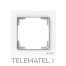 NIESSEN - MARCO 1 ELEMENTO ALBA BLANCO BRILLO