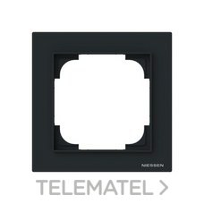 NIESSEN - MARCO 1 ELEMENTO ALBA NEGRO MATE