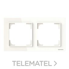 NIESSEN - MARCO 2 ELEMENTOS ALBA CRISTAL BLANCO