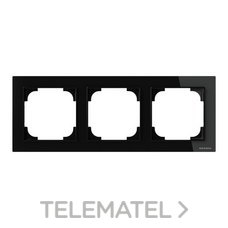 NIESSEN - MARCO 3 ELEMENTOS ALBA CRISTAL NEGRO