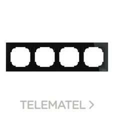 NIESSEN - MARCO 4 ELEMENTOS ALBA CRISTAL NEGRO