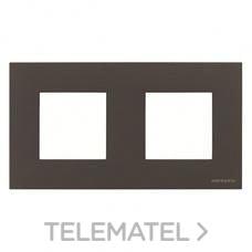 NIESSEN - MARCO BÁSICO DE 2 ELEMENTOS ZENIT ANTRACITA - Imagen 2