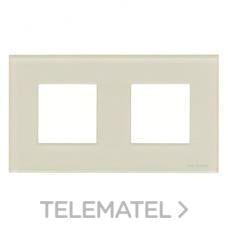 NIESSEN - MARCO DE 2 ELEMENTOS ZENIT CRISTAL BLANCO - Imagen 2