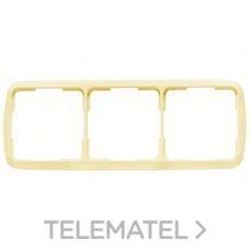 NIESSEN - MARCO DE 3 ELEMENTOS ARCO COLOR BLANCO MARFIL - Imagen 2