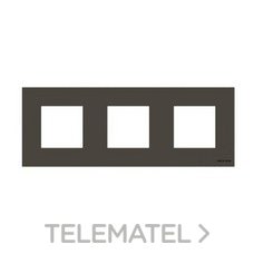 NIESSEN - MARCO DE 3 ELEMENTOS ZENIT ANTRACITA - Imagen 2