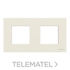NIESSEN - MARCO IP44 2 VENTANAS BLANCO