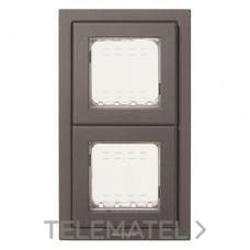 NIESSEN - MARCO IP55 2V/4M IP55 ZENIT ANTRACITA