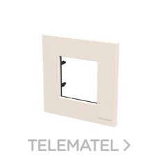 NIESSEN - MARCO 4 VENTANAS ZENIT S CRISTAL T.NEGRO