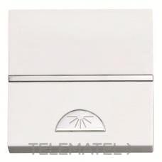 NIESSEN - PULSADOR SÍMBOLO LUZ 2 MÓDULOS ZENIT BLANCO - Imagen 2