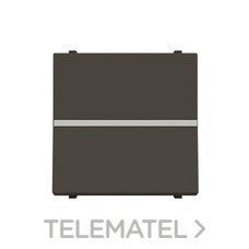 NIESSEN - PULSADOR SIN GRABAR 2 MÓDULOS ZENIT ANTRACITA - Imagen 2