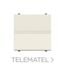 NIESSEN - PULSADOR CON VISOR SIN GRABAR 2 MÓDULOS ZENIT BLANCO