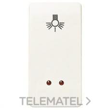 NIESSEN - PULSADOR LUZ CON VISOR STYLO BLANCO ALPINO - Imagen 2