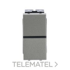 NIESSEN - PULSADOR SÍMBOLO DE LUZ 2 MÓDULOS ANTRACITA TOTAL