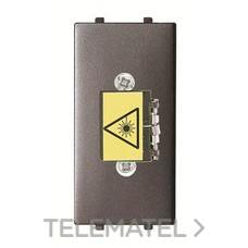 NIESSEN - TAPA FIBRA ÓPTICA SC SIMPLE CON PERSIANA ANTRACITA