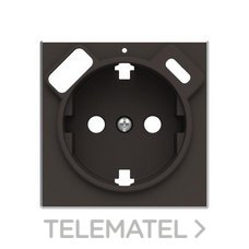 NIESSEN - TAPA BE SCHUKO + CARGADOR USB A+C NEGRO SOFT