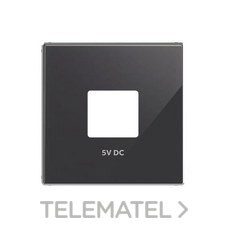 NIESSEN - TAPA CARGADOR USB CRISTAL NEGRO