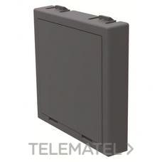 NIESSEN - TAPA CIEGA 45x45 CON 2 MÓDULOS ANTRACITA