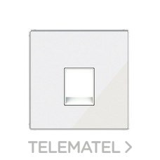 NIESSEN - TAPA TOMA TELEFONO/RJ45 SKY CRISTAL BLANCO