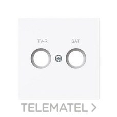 NIESSEN - TAPA TOMA TV-R/SAT SERIE ALBA BLANCO MATE