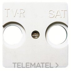 NIESSEN - TAPA TOMA TV-R/SAT STYLO BLANCO ALPINO - Imagen 2