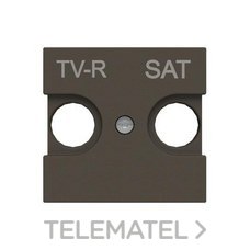 NIESSEN - TAPA TOMA TV-R/SAT ZENIT ANTRACITA - Imagen 2