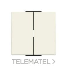 NIESSEN - TECLA DOBLE INT.-CONM. SKY BLANCO ESSENCE