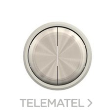 NIESSEN - TECLA DOBLE INT./CONM.SKYMOON CROMO