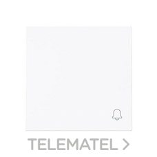 NIESSEN - TECLA PULSADOR TIMBRE ALBA BLANCO BRILLO