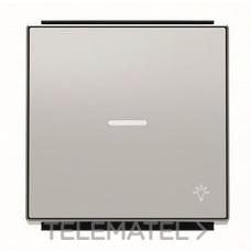 NIESSEN - TECLA PULS.VISOR LUZ SKY PLATA